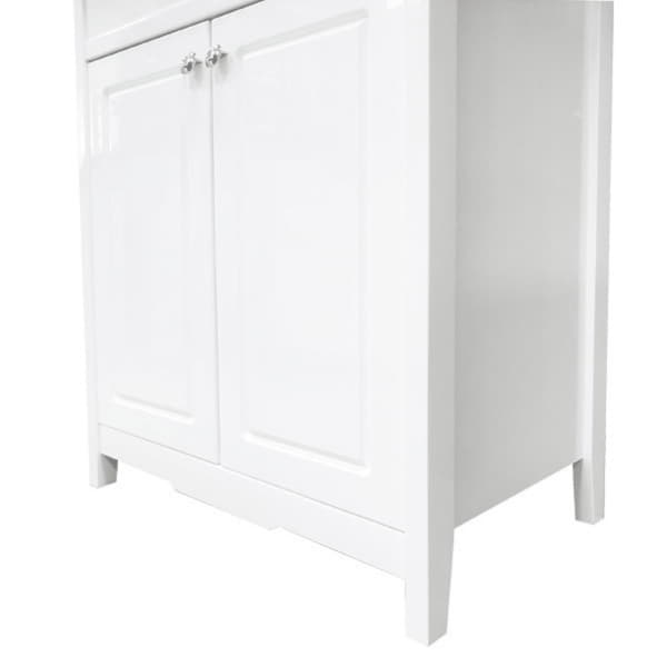 Тумба с раковиной Comforty "Тбилиси-70" белый глянец