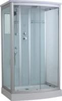 Душевая кабина Timo Standart T-6615 S профиль серебристый матовый, 120x90x220 см