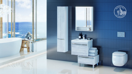 Комод Aquaton Капри 60 бетон пайн