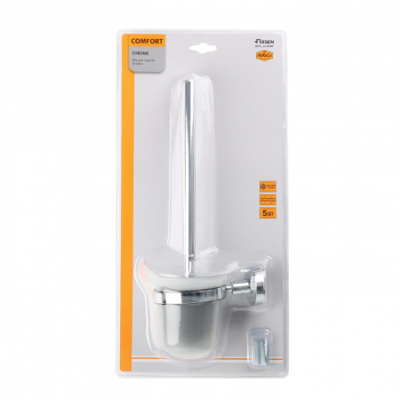 Ерш для туалета хром Fixsen Comfort Chrome FX-85013