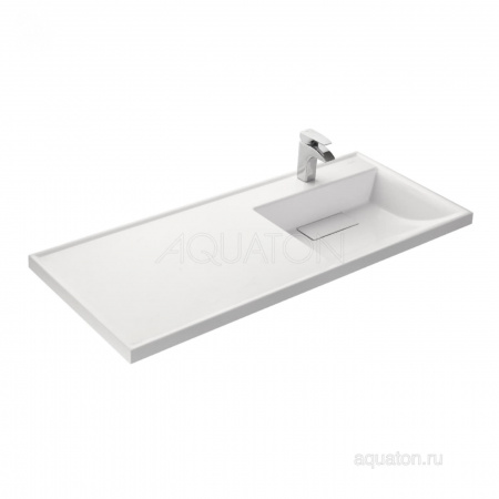 Раковина Aquaton Лондри 1200 белая правая