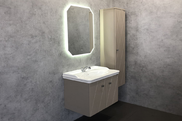 Шкаф-колонна Comforty "Кремона-40" латте