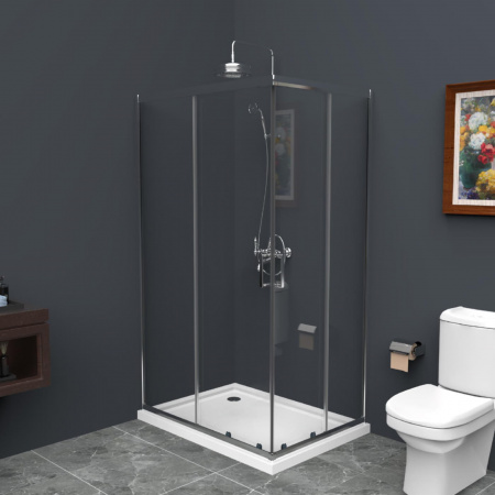 Душевой уголок BelBagno UNO-195-AH-2-90/70-C-Cr