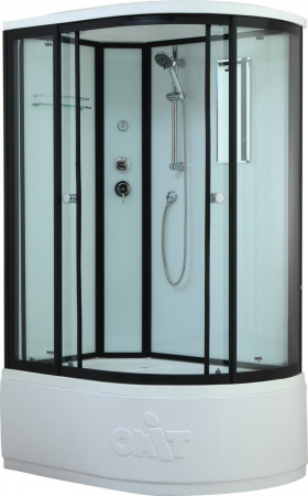 Душевая кабина Timo Standart T-6620 B L профиль черный, 120x85x220 см