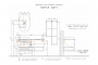 Тумба с раковиной Comforty "Порто-120-1" дуб тёмно-коричневый с черной столешницей