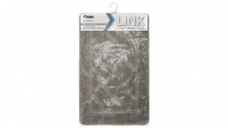 Коврик для ванной Fixsen Link 1-ый,  FX-5002I, коричневый, 50х80 см.