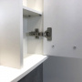 Зеркало-шкаф Comforty "Модена М-60" белый матовый