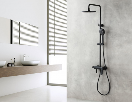 Душевая стойка Lemark Bronx LM3762BL для душа