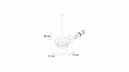 Ерш для туалета Fixsen Metra FX-11113