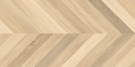 Wood Royal Almond Chevron M Керамогранит бежевый 60х120 матовый карвинг