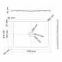 Душевые поддон WasserKRAFT 58T07