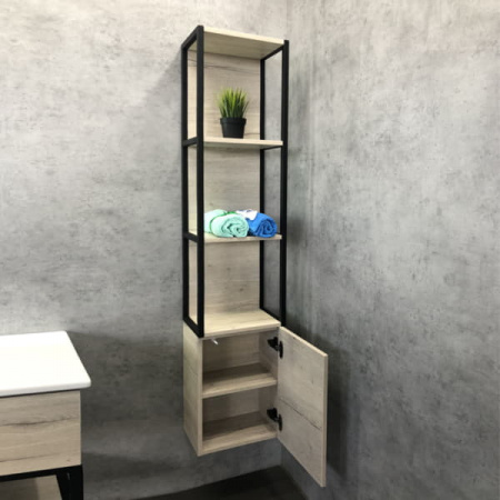 Шкаф-колонна Comforty "Мальме-35" дуб дымчатый