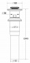 Донный клапан BelBagno BB-PCU-02-IN