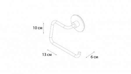 Держатель запасного рулона Fixsen Round FX-92110B