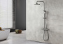 Душевая стойка Lemark Bronx LM3770GM для душа термостатический