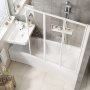Фронтальный экран для ванны Ravak BeHappy II L, 150