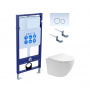 SET AQUATEK ЕВРОПА T KDI15(рама AQUATEK Standard INS-0000012 с клавишей KDI-0000015 и крепежом KKI-0000002+унитаз AQ1900T-00 с тонким сиденьем sc)