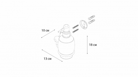 Дозатор жидкого мыла Fixsen Bogema FX-78512