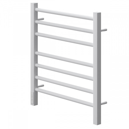 Полотенцесушитель электрический Point PN70756W П7 500x600, диммер слева, белый