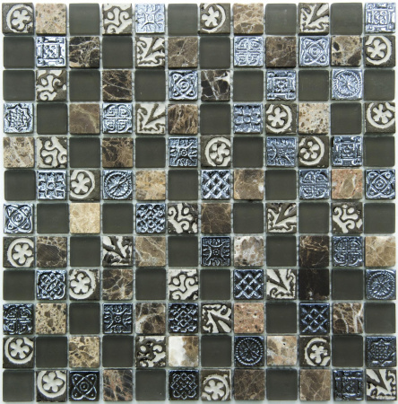 Мозаика стеклянная NS mosaic S-835
