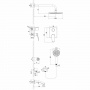 Смеситель Lemark Bronx LM3722BL для ванны и душа, встраиваемый