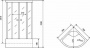 Душевая кабина Timo Standart T-6690 S профиль серебристый матовый, 90x90x220 см