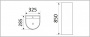Умывальник CeramaLux PB1017