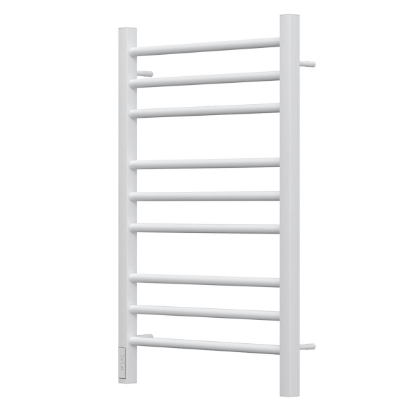 Полотенцесушитель электрический Point PN70758W П9 500x800, диммер слева, белый