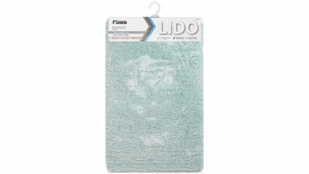 Коврик для ванной Fixsen Lido 1-ый, FX-3002T, бирюзовый, 50х80см