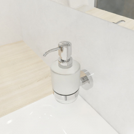 Дозатор жидкого мыла хром Fixsen Comfort Chrome FX-85012