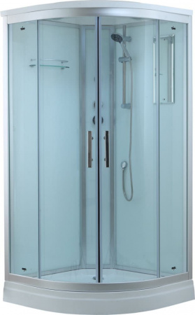 Душевая кабина Timo Standart T-6609 S профиль серебристый матовый, 90x90x220 см