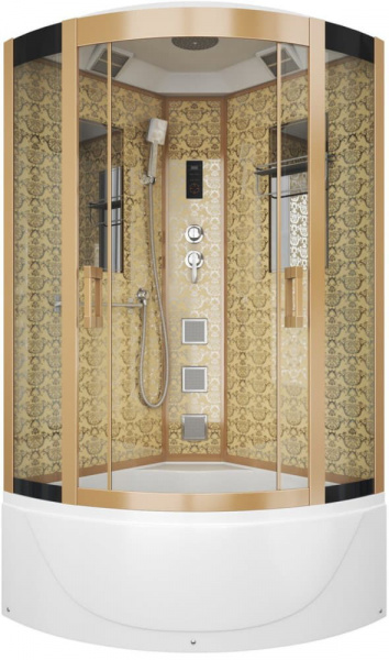Душевая кабина Niagara Lux 7790G золото, 90x90x220 см