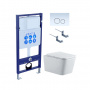 SET AQUATEK ЛИБРА N KDI15(рама AQUATEK Standard INS-0000012 с клавишей KDI-0000015 и крепежом KKI-0000002+унитаз ЛИБРА N AQ0530N-00 с тонким сиденьем sc