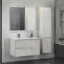 Тумба с раковиной Comforty "Бремен-90" дуб белый