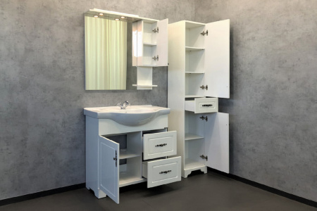 Шкаф-колонна Comforty "Севилья-35" слоновая кость