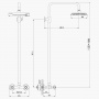 Душевая стойка Lemark Standard LM2160C для душа