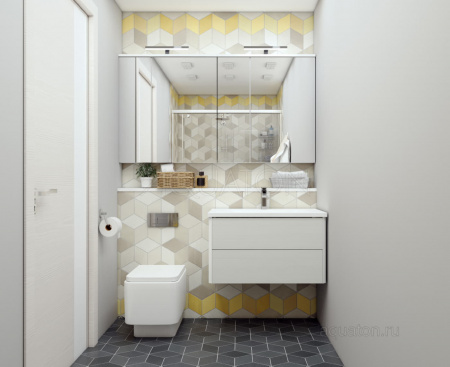 Раковина Aquaton Брук 80 белая