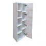 Шкаф-колонна Comforty "Прага-45" дуб белый