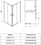 Душевой угол Veconi Rovigo RV-09,900x900x1950, черный, стекло прозрачное