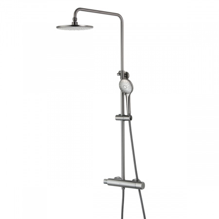 Душевая стойка Lemark Bronx LM3770GM для душа термостатический