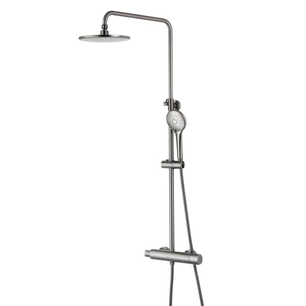 Душевая стойка Lemark Bronx LM3770GM для душа термостатический