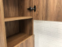 Шкаф-колонна Comforty"Бордо-40" дуб темно-коричневый