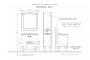 Шкаф-колонна Comforty "Монако-40" правая, белый глянец