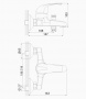 Смеситель Rossinka D40-31 для ванны