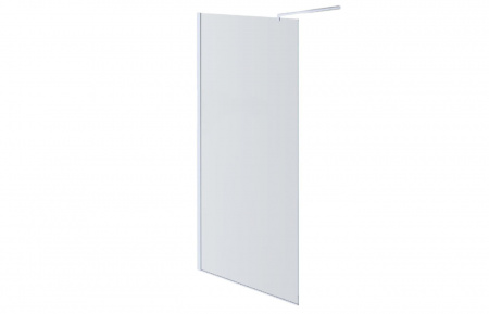 AQ NAR 6310-140 Душевая перегородка Walk in с держателем 1400x2000 профиль хром, стекло прозрачное