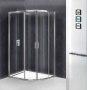 Душевой уголок BelBagno UNO-195-RH-2-100/80-C-Cr