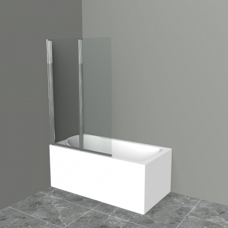 Душевая шторка на ванну BelBagno UNO-V-21-90/150-C-Cr