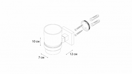 Подстаканник одинарный Fixsen Metra FX-11106
