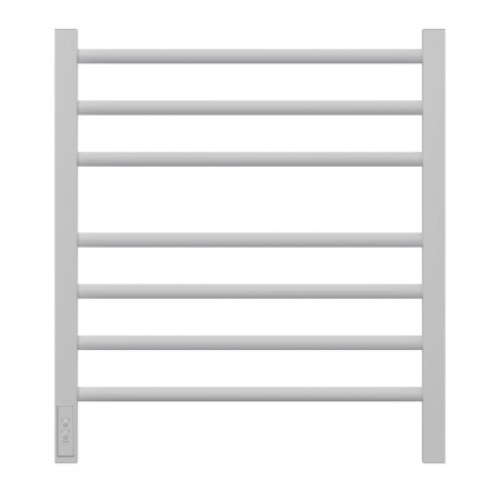 Полотенцесушитель электрический Point PN70756W П7 500x600, диммер слева, белый