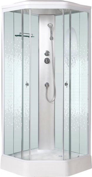 Душевая кабина Niagara NG-2306-01 мозаика, 90x90x220 см